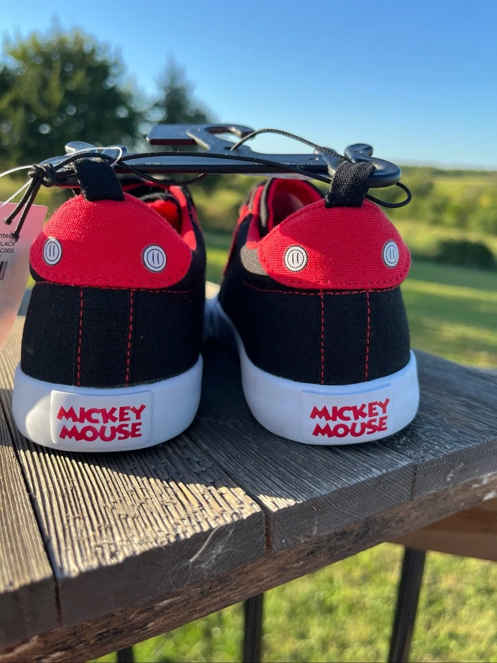 Disney Mickey Mouse & Friends Kids Tennis Shoes Size 12 NWT hook & loop fastener